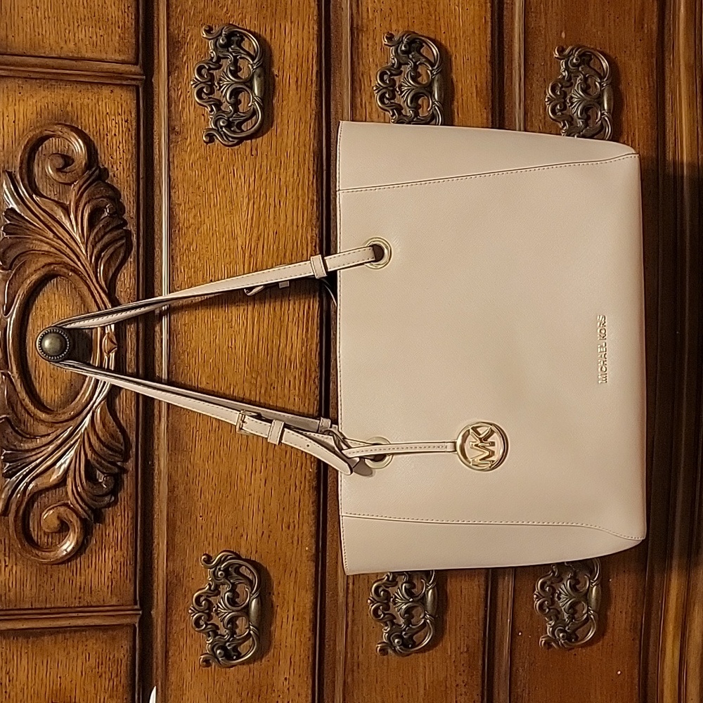 MICHAEL KORS TOTE BAG PURSE PINK SAFFIANO LEATHER